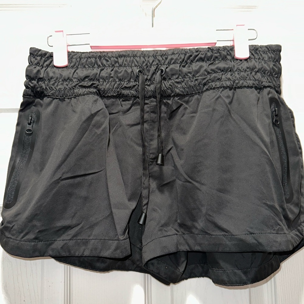 Blanc Noir Charcoal Women's Athletic Shorts